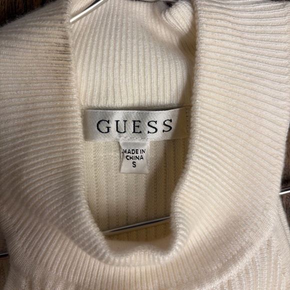 GUESS Ribbed Mock Neck Sweater Mini Dress (Repurposed) - Picture 2 of 5